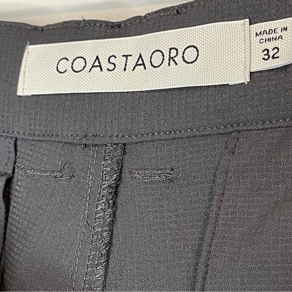 COASTAORO Men’s Nordstrom Newport Walking Shorts Charcoal Gray - Picture 5 of 7